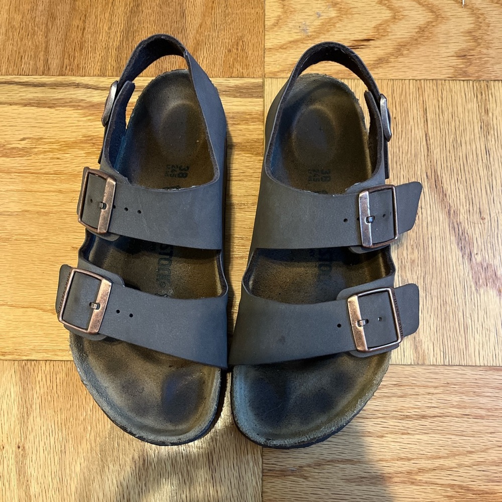 Birkenstocks with blackstrap